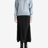 Blue sweater, full body view