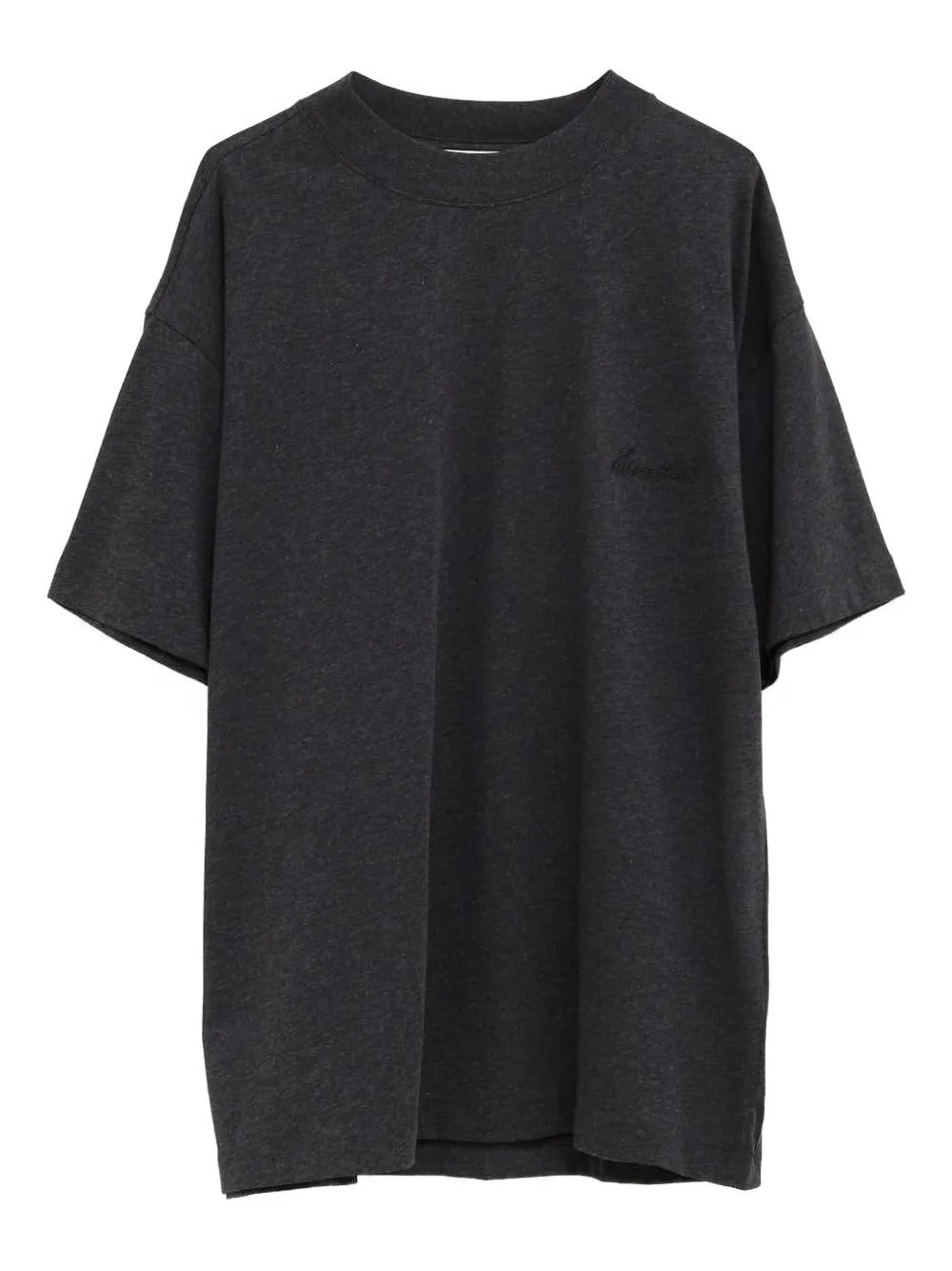 Black t-shirt, front view