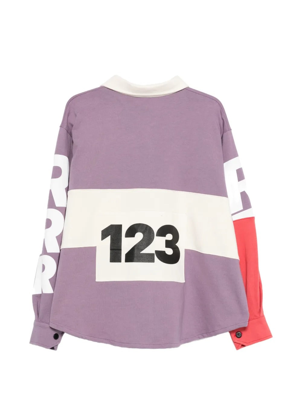 Purple sweatshirt, front view