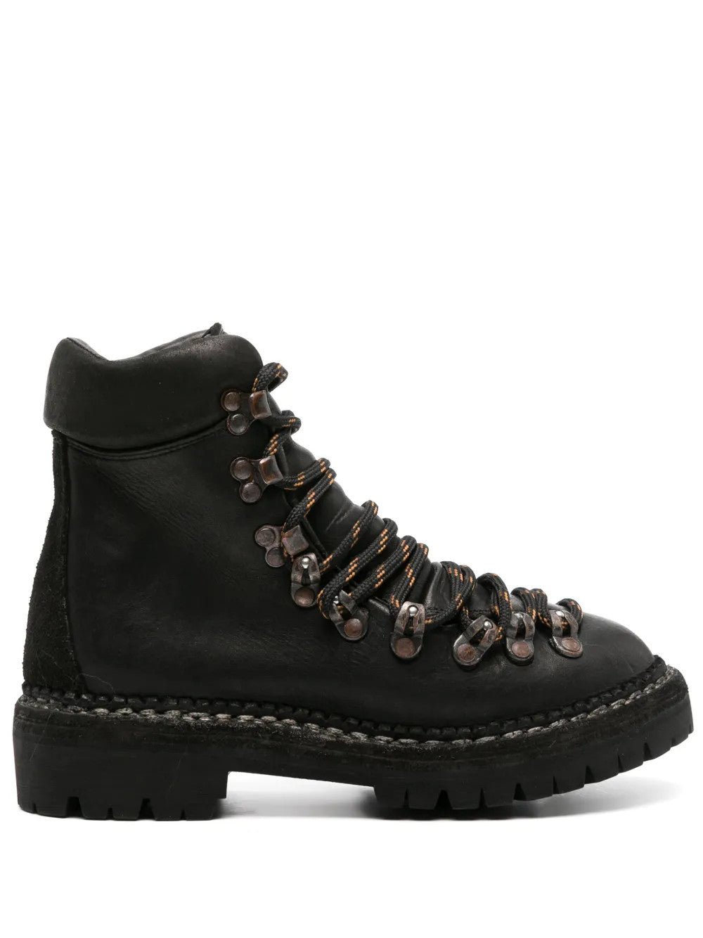 Black boots, front view