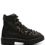 Black boots, front view