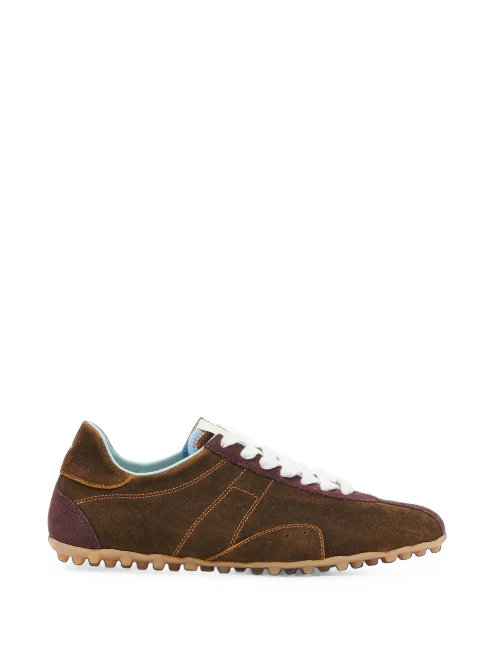 Brown shoes, side view