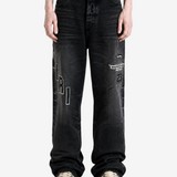 Black jeans, full body view