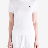 White t-shirt, full body view