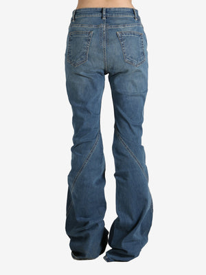 RICK OWENS DRKSHDW - Women Denim Bias Bootcut Jeans