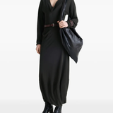 Black dress,full body view