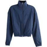 Navy jacket, front view