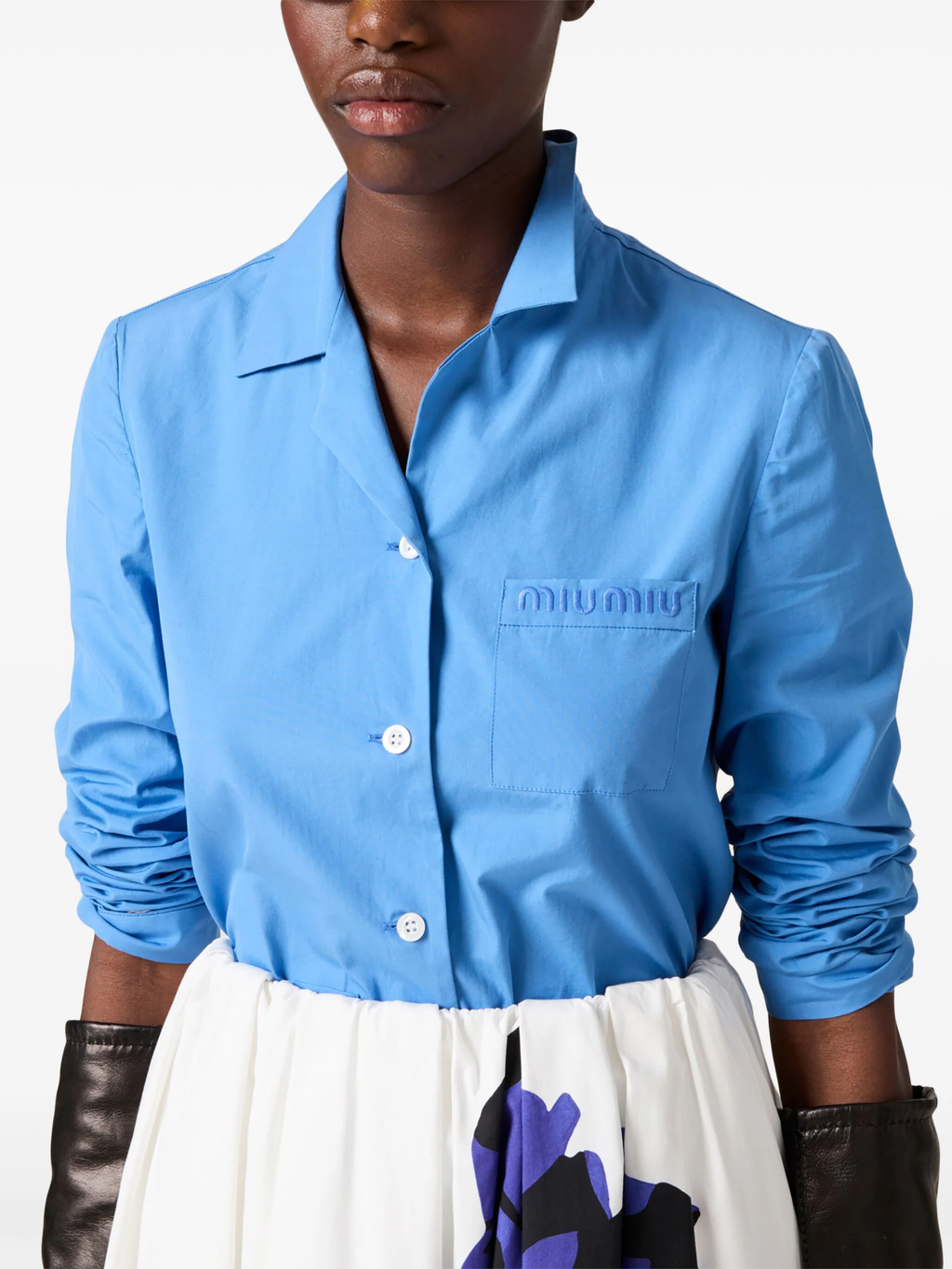 MIU MIU - Women Poplin Shirt