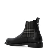 Black boots, side view