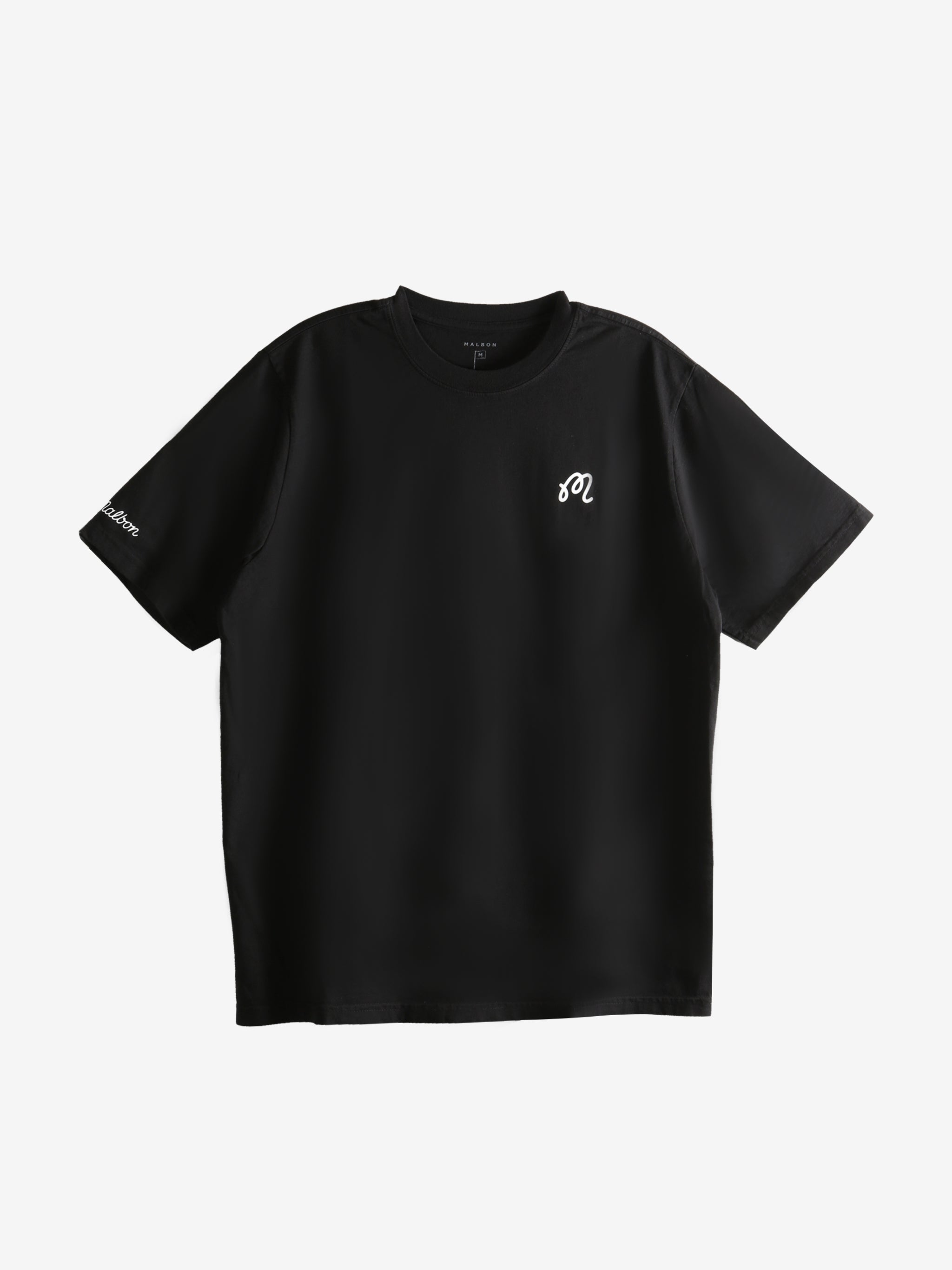 Black t-shirt, front view