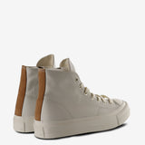 White sneakers,back view