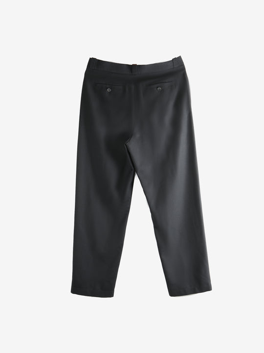 Black pants, back view