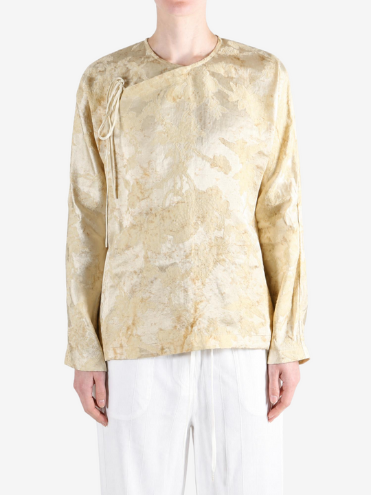 Tan jacket, full body view