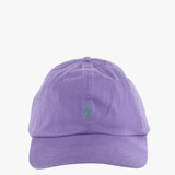 Purple hat, front view