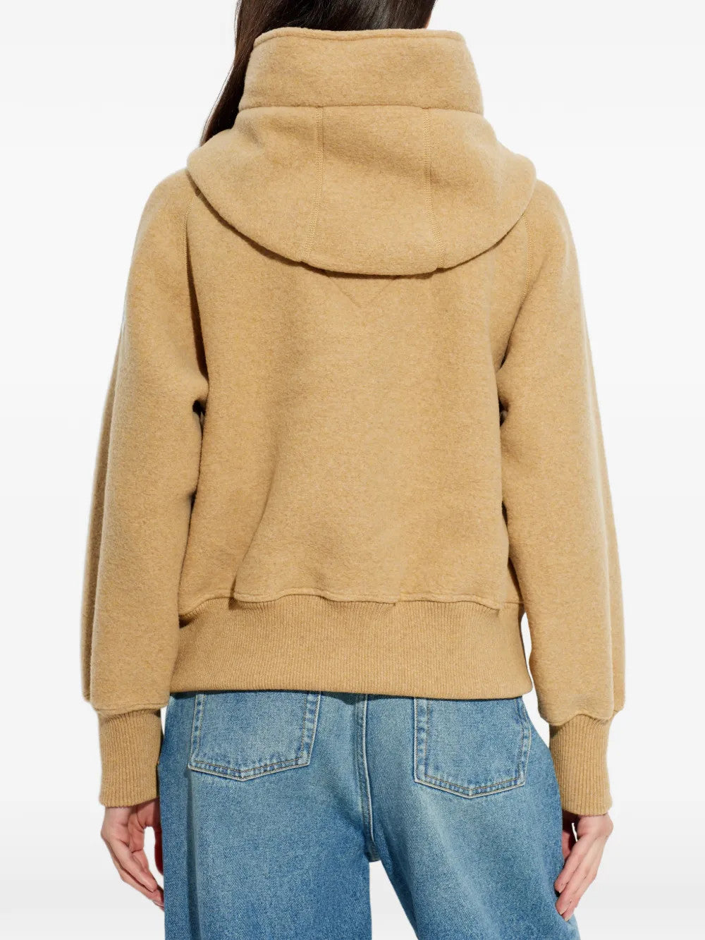Brown jacket, full body view