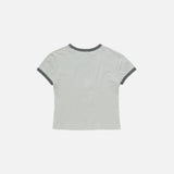 Grey t-shirt, front view