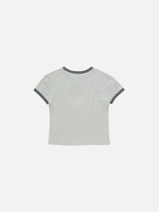 Grey t-shirt, front view