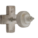 Grey earrings,back view