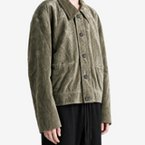Green jacket, front view