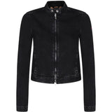 Black jacket, front view