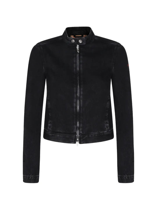 Black jacket, front view