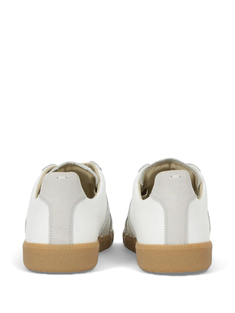 White shoes, back view