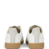 White shoes, back view