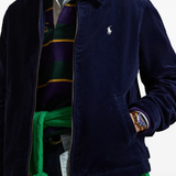 Blue jacket worn by a person, showing the blue jacket's fit