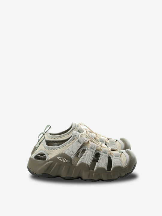 tan sandals, front view