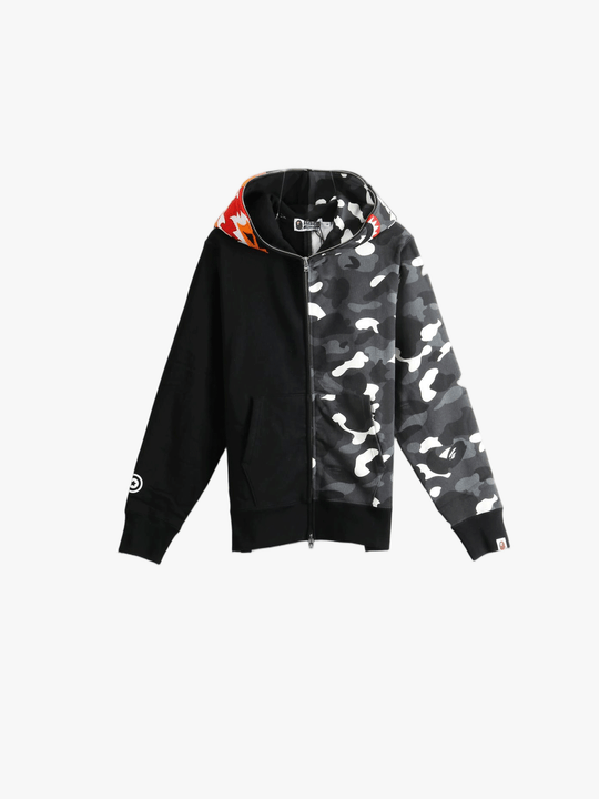 Black hoodie, front view