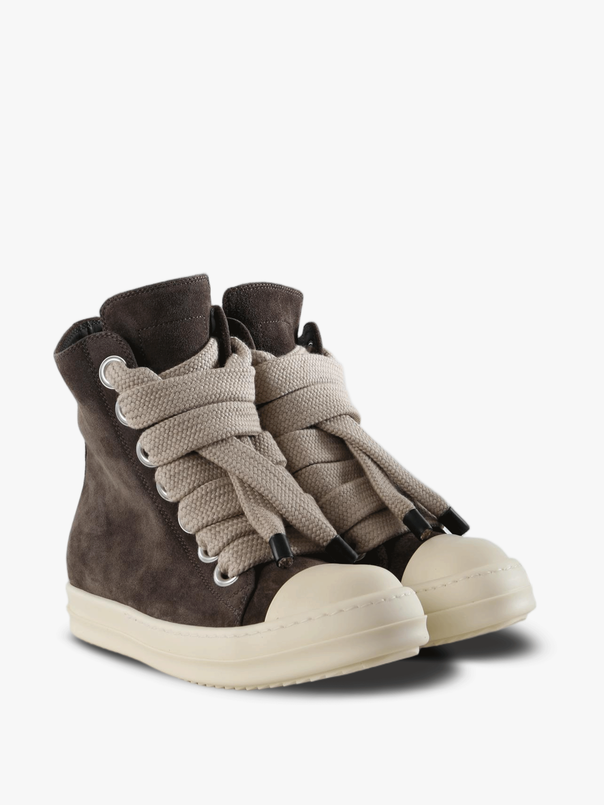 Brown shoes, front view