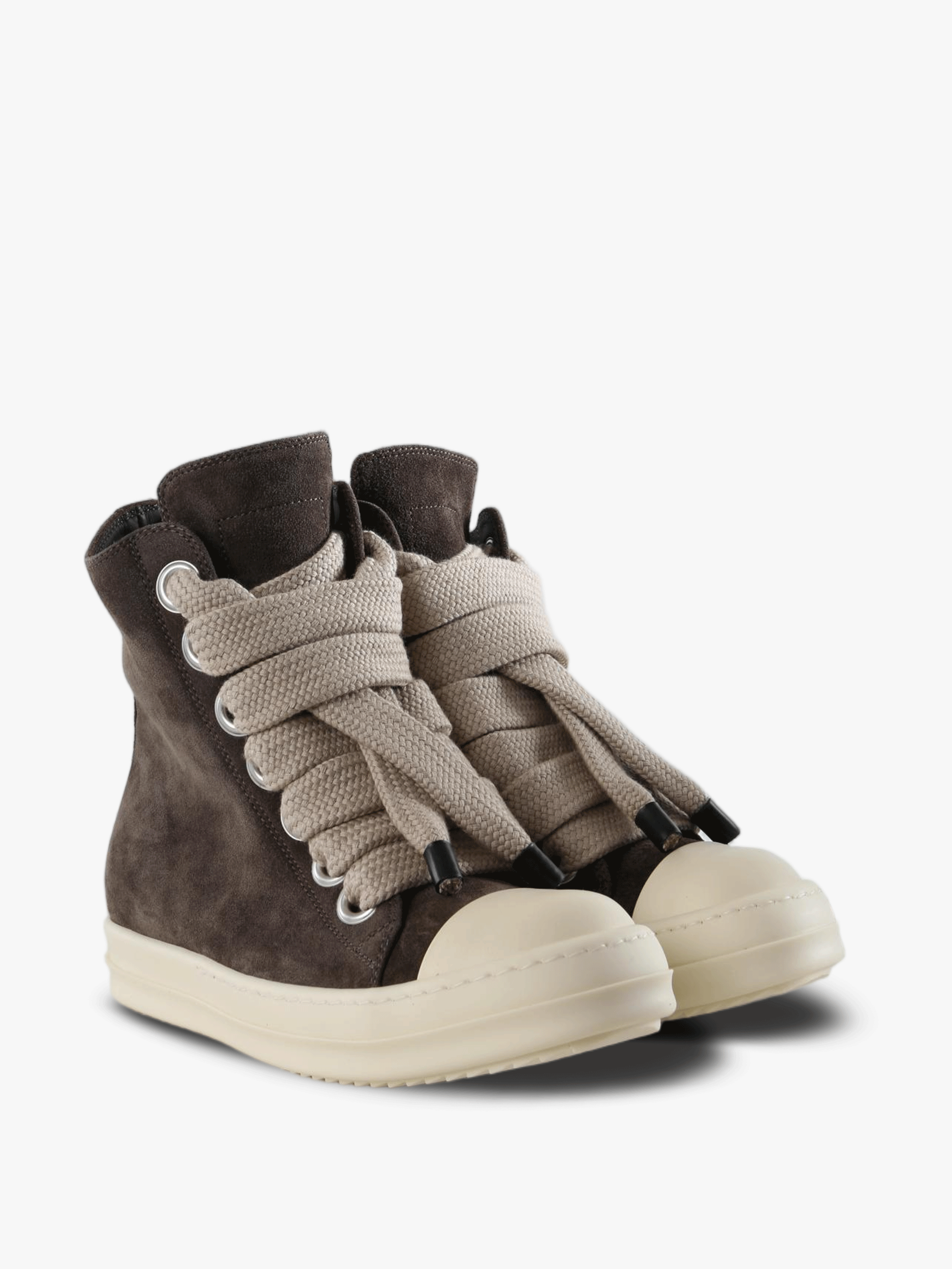Brown shoes, front view