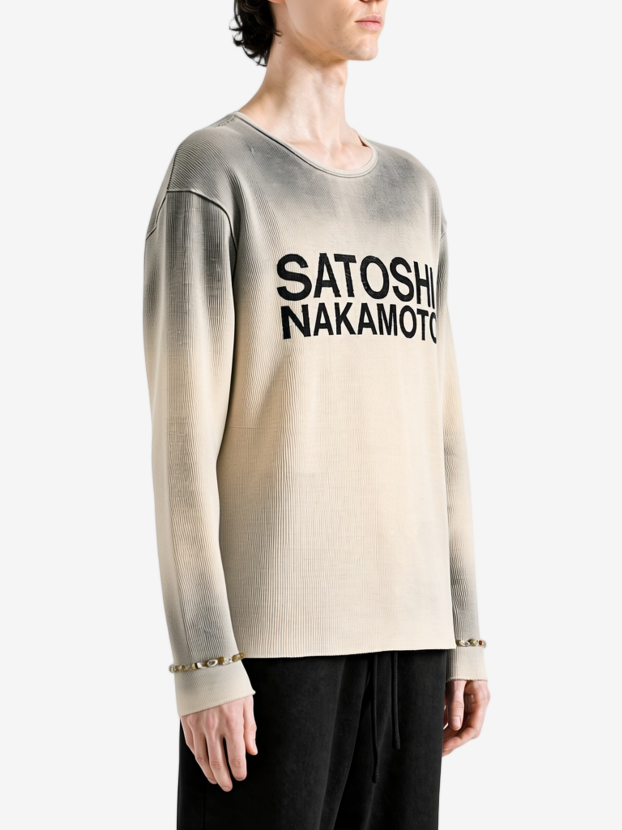 Tan hoodie worn by a person, showing the hoodie fit