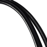 Close up of black bags, showing texture of the calfskin fabric