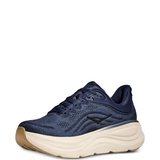 Blue sneakers, side view