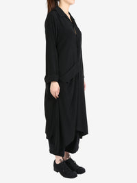 YOHJI YAMAMOTO - Women Drape Detail Shirt Dress