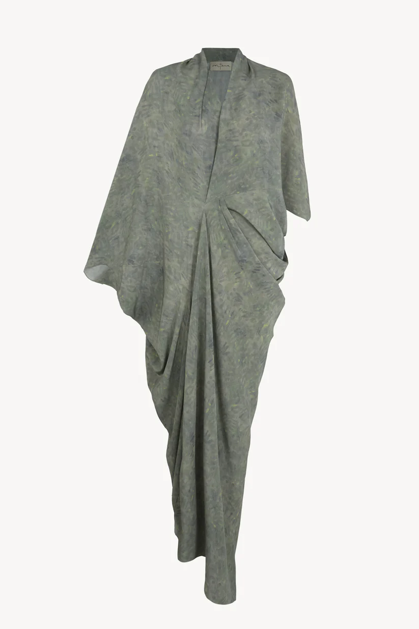 Green dress,front view