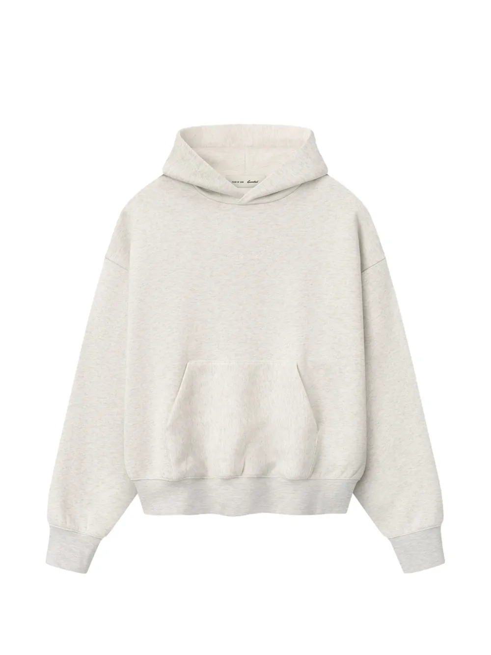 Grey hoodie, front view
