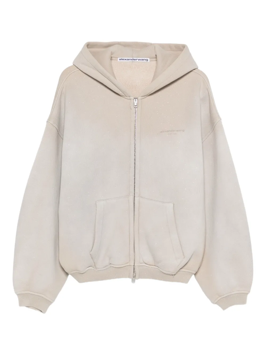 Tan hoodie,front view