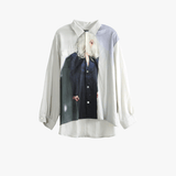 Tan shirt, front view