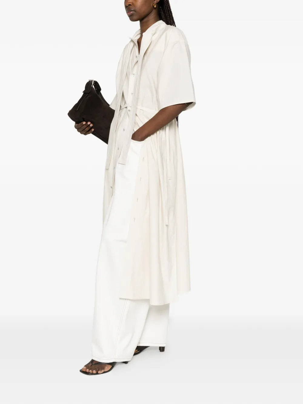 White dress, full body view