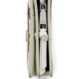 White wallet, top view