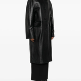 Black coat,full body view