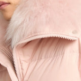 YVES SALOMON - Women Fur Collar Down Puffer Jacket