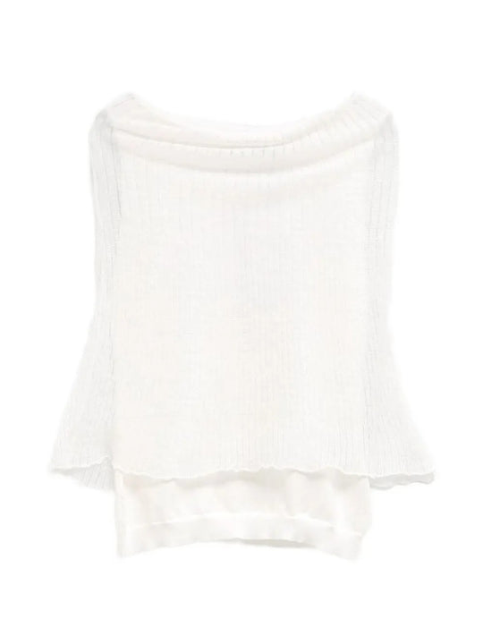 White top, front view