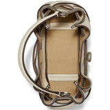 Tan bag, front view