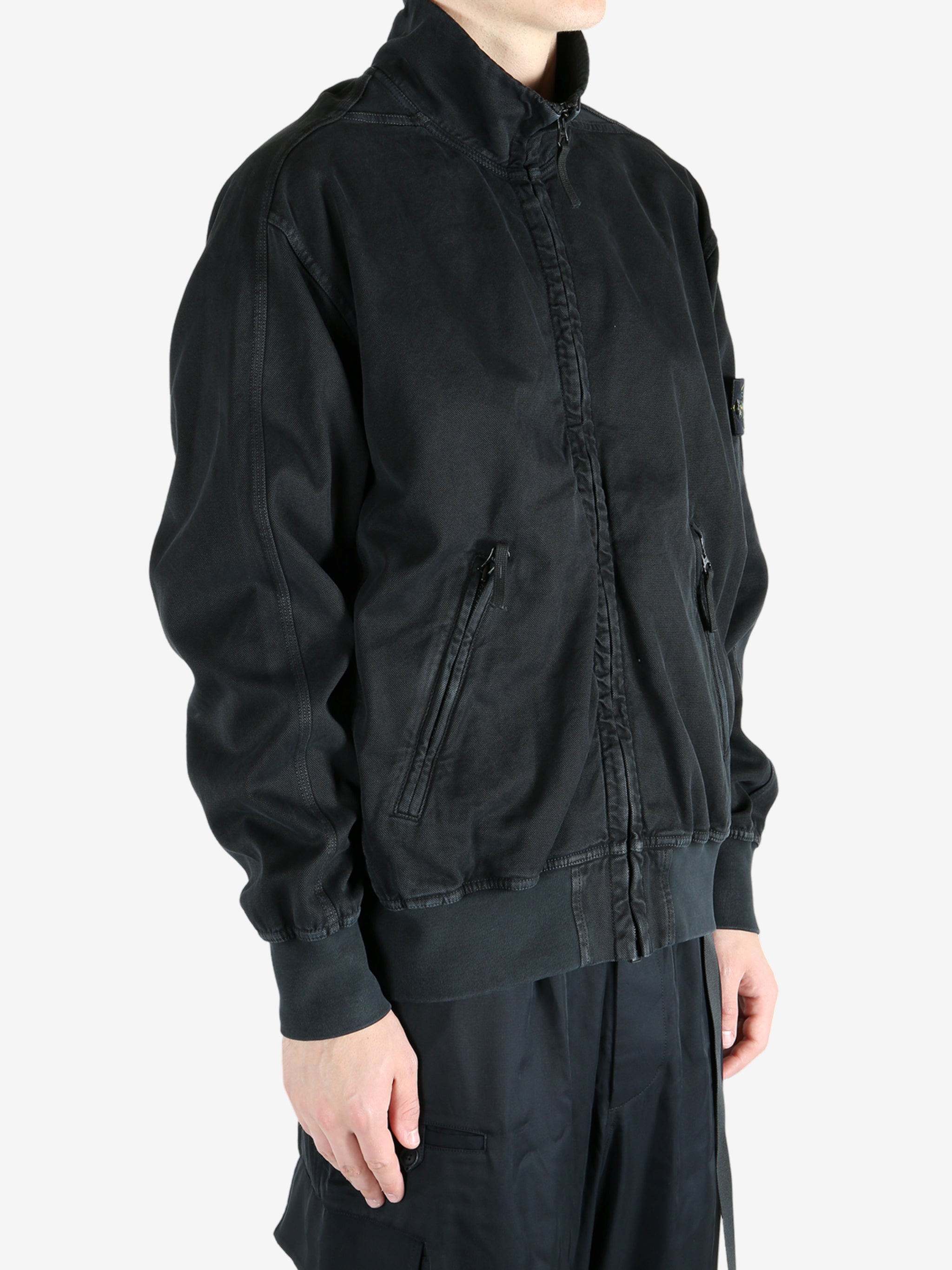 STONE フルジップ STONE ISLAND - Men Timeless High Collar Zip Up Cardigan – Atelier