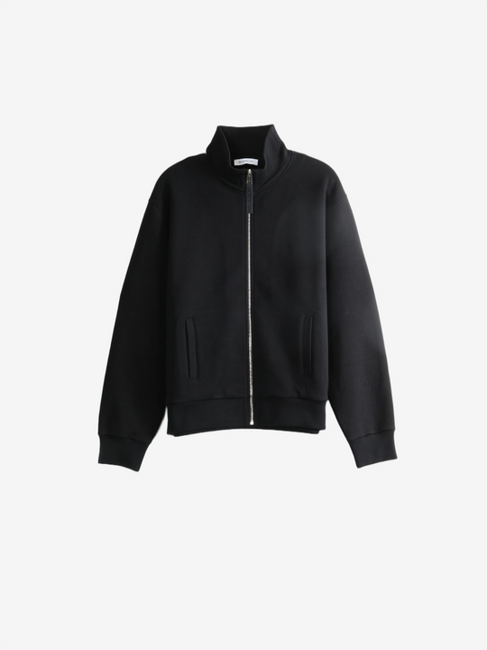 Black hoodie, front view