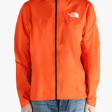 Red jacket worn by a person, showing the jacket fit