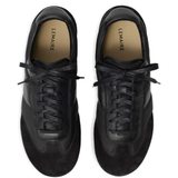 Black sneakers, top view